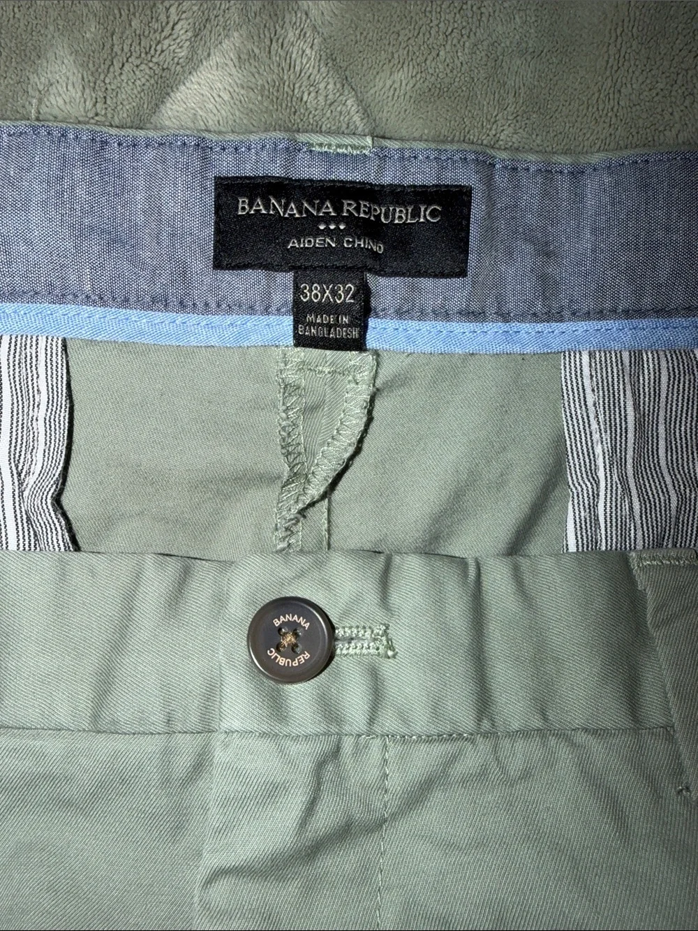 Banana Republic Light Green Men's Chinos